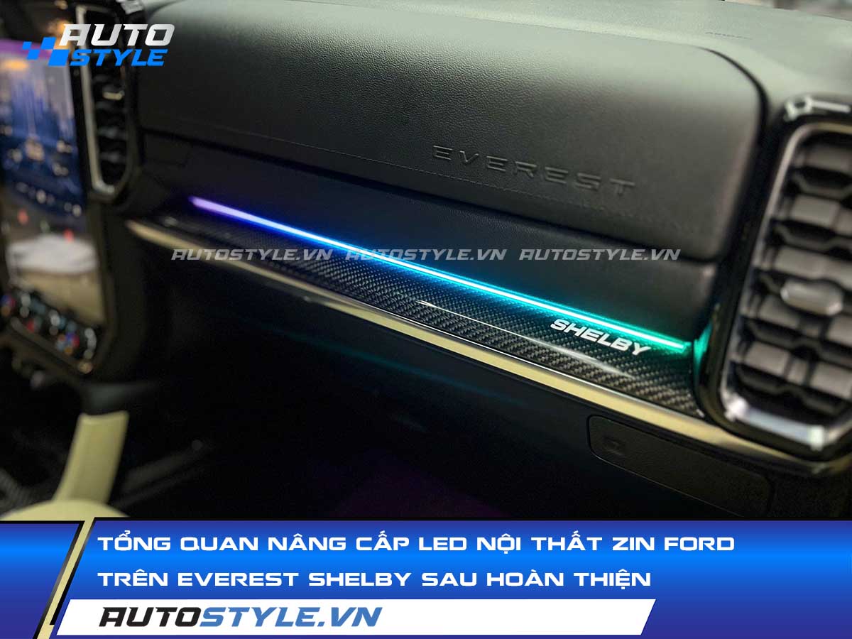 Review Đèn LED Nội Thất Zin Ford Everest Style Shelby Sau Hoàn Thiện