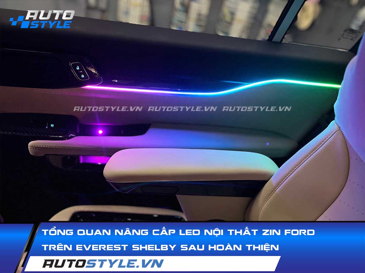 Review Đèn LED Nội Thất Zin Ford Everest Style Shelby Sau Hoàn Thiện