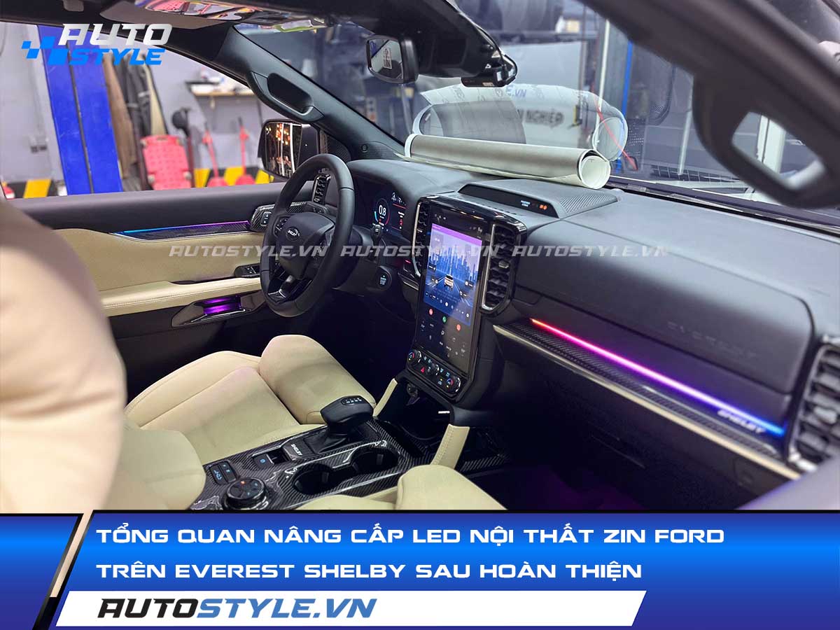 Review Đèn LED Nội Thất Zin Ford Everest Style Shelby