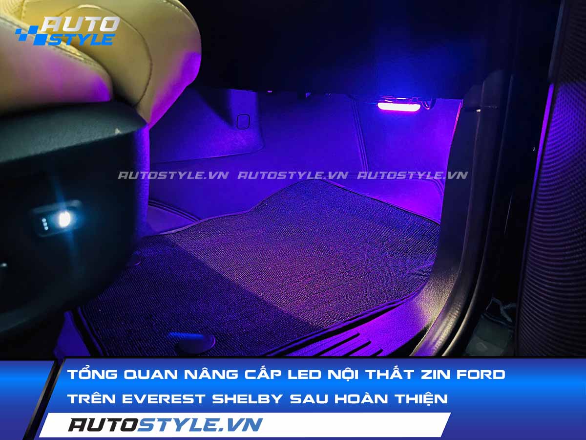 Review Đèn LED Nội Thất Zin Ford Everest Style Shelby Sau Hoàn Thiện