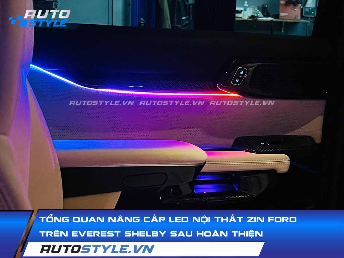 Review Đèn LED Nội Thất Zin Ford Everest Style Shelby Sau Hoàn Thiện