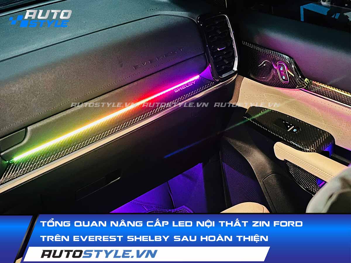 Review Đèn LED Nội Thất Zin Ford Everest Style Shelby