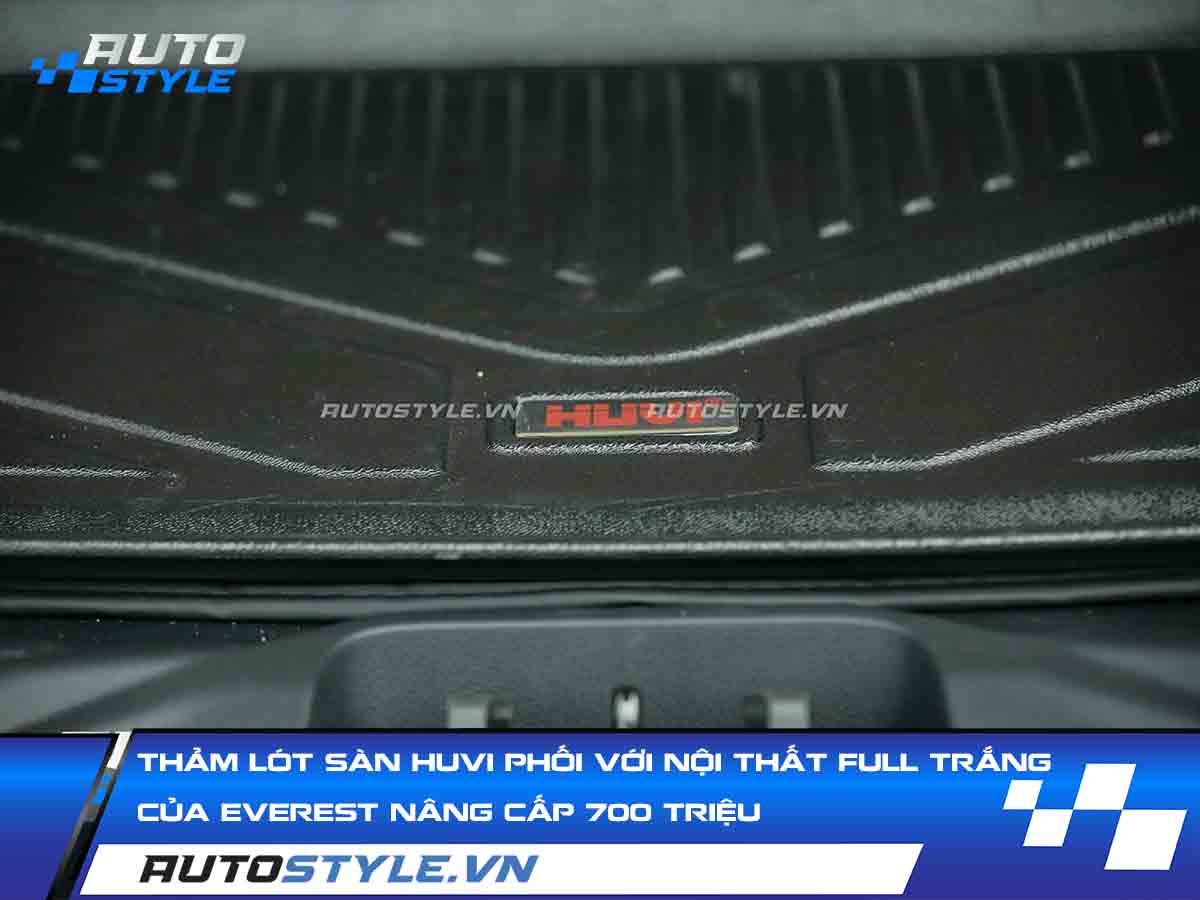 Thảm Lót Sàn Huvi Phối Với Nội Thất Full Trắng Của Everest Nâng Cấp 700 Triệu