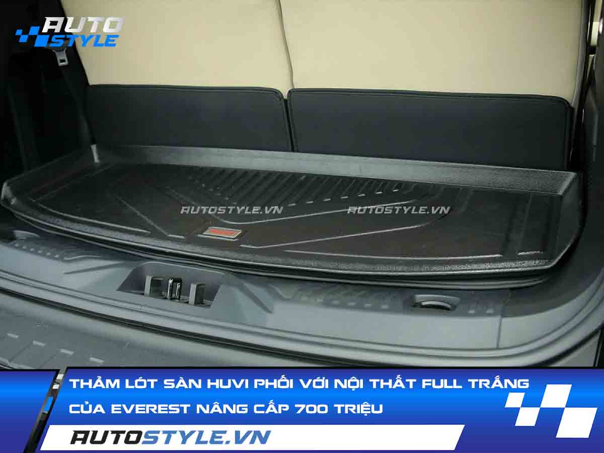Thảm Lót Sàn Huvi Phối Với Nội Thất Full Trắng Của Everest Nâng Cấp 700 Triệu