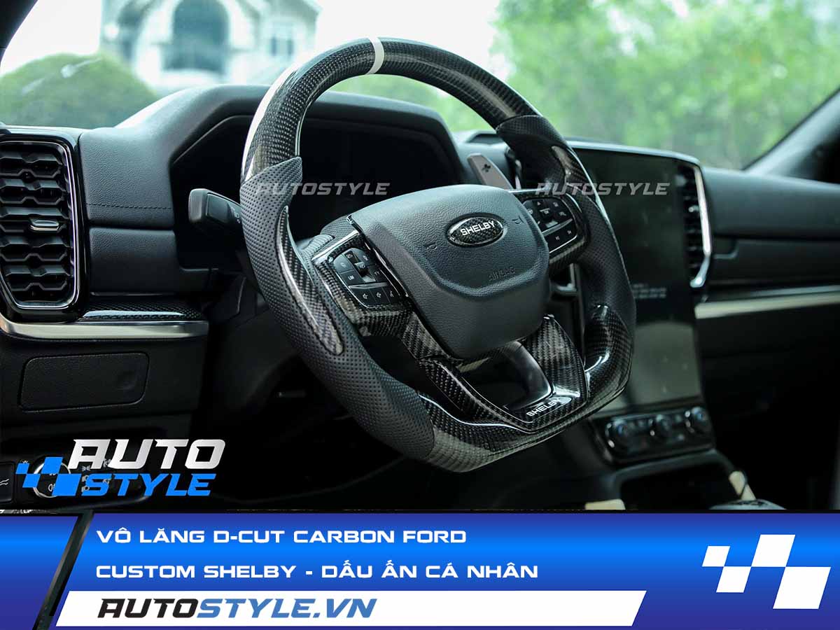 Vô Lăng DCut Carbon Custom Ford Shelby Khi Cảm Giác Lái Trở Thành Dấu Ấn Cá Nhân