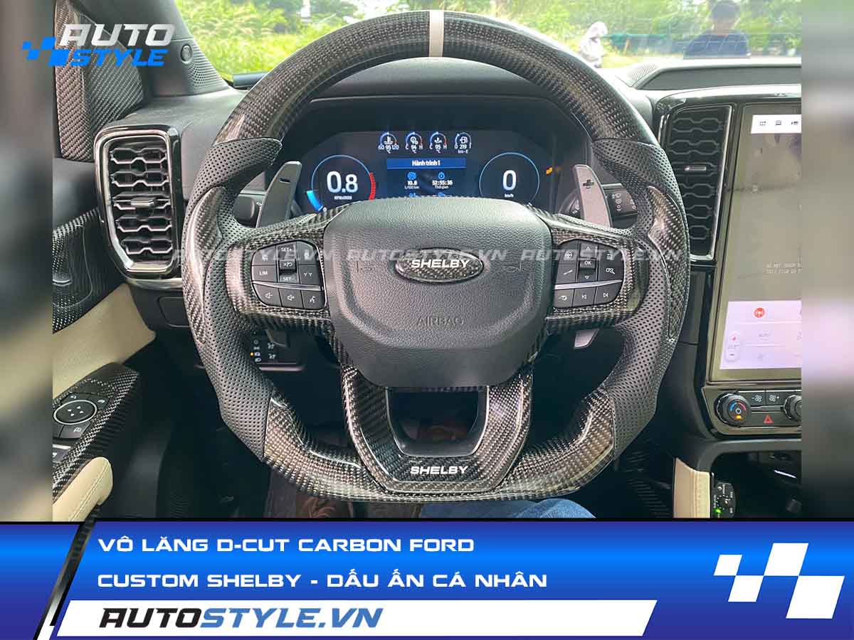 Vô Lăng DCut Carbon Custom Ford Shelby Khi Cảm Giác Lái Trở Thành Dấu Ấn Cá Nhân