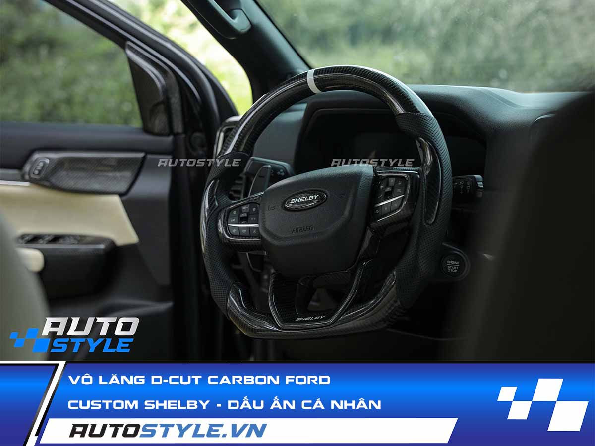 Vô Lăng DCut Carbon Custom Ford Shelby Khi Cảm Giác Lái Trở Thành Dấu Ấn Cá Nhân