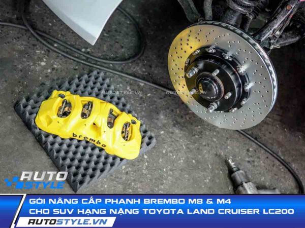 Bóc Tách Kỹ Thuật Gói độ Phanh Brembo M8 & M4 Hiệu Suất Cao Cho Toyota Land Cruiser LC200