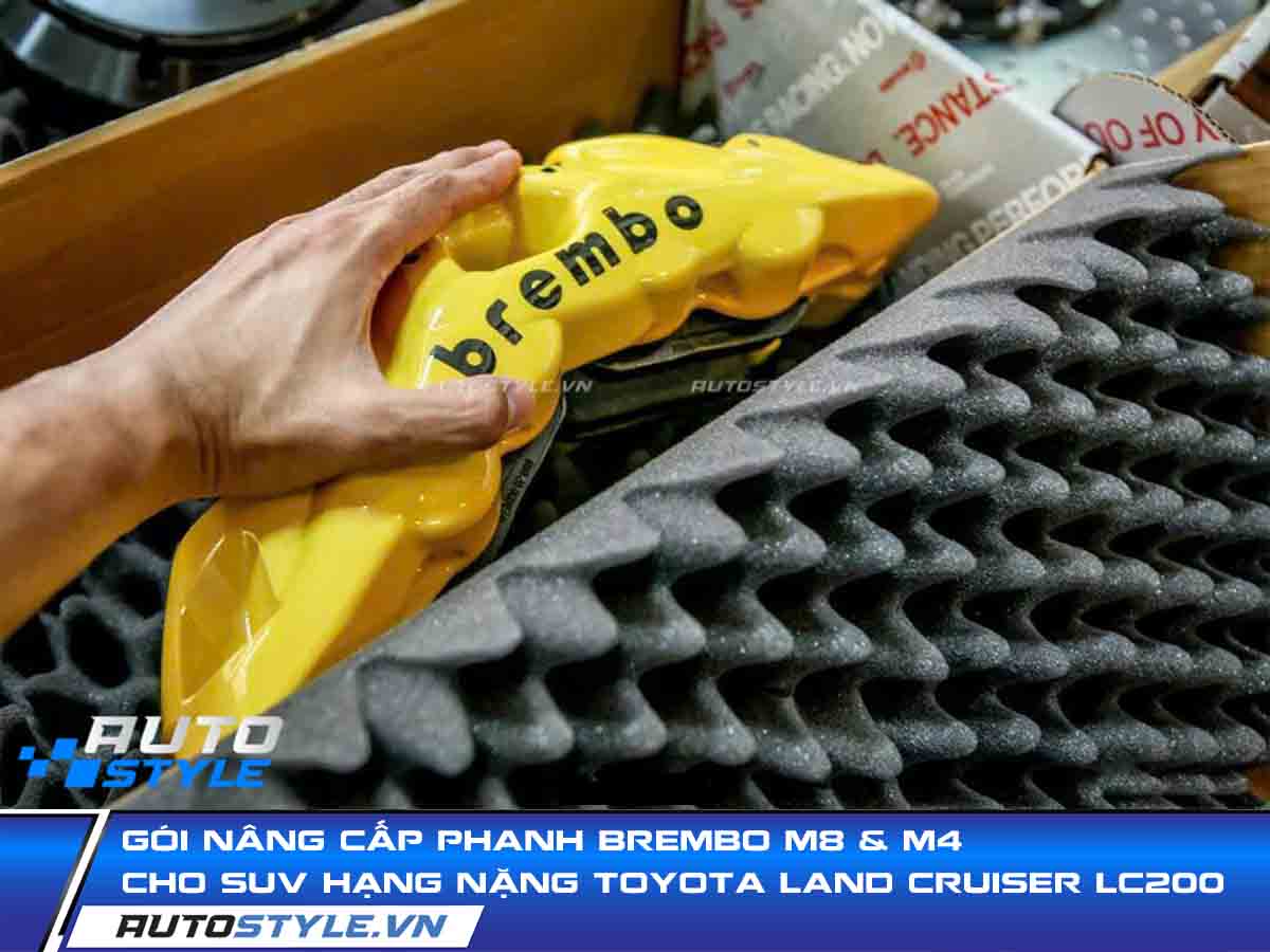 Bóc Tách Kỹ Thuật Gói độ Phanh Brembo M8 & M4 Hiệu Suất Cao Cho Toyota Land Cruiser LC200