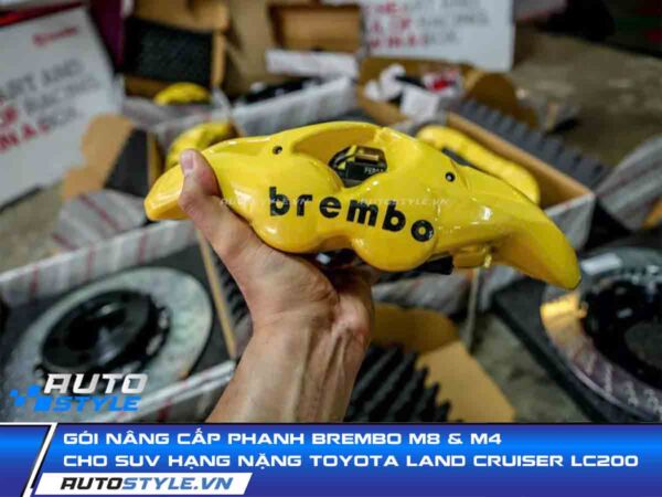 Bóc Tách Kỹ Thuật Gói độ Phanh Brembo M8 & M4 Hiệu Suất Cao Cho Toyota Land Cruiser LC200