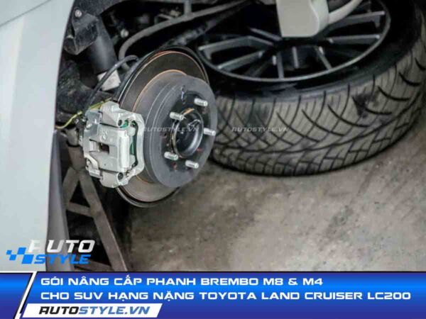 Bóc Tách Kỹ Thuật Gói độ Phanh Brembo M8 & M4 Hiệu Suất Cao Cho Toyota Land Cruiser LC200