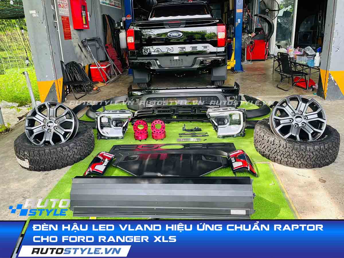 Bộ Đèn Hậu Led Vland Hiệu Ứng Chuẩn Raptor Cho Ford Ranger XLS