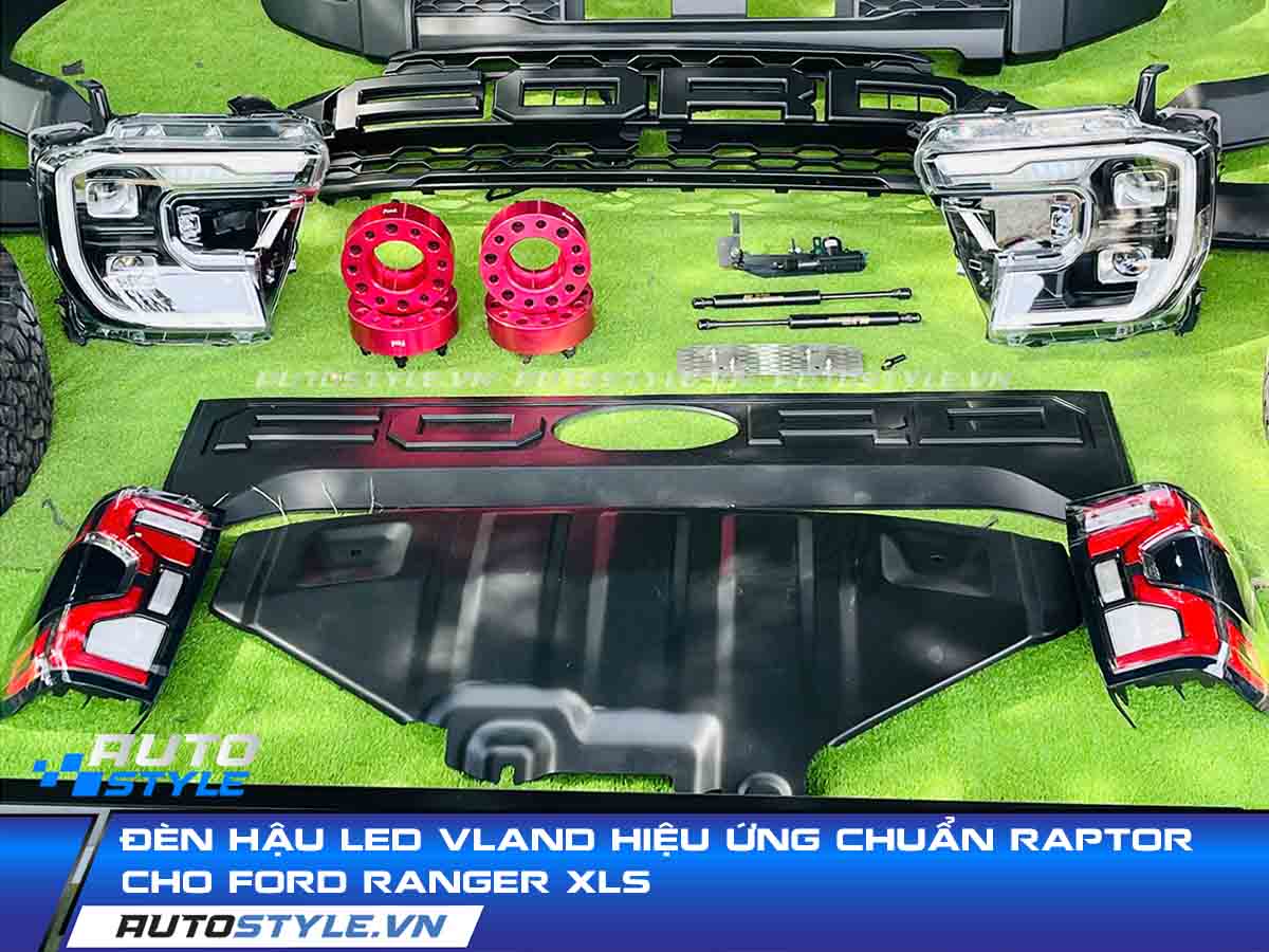 Bộ Đèn Hậu Led Vland Hiệu Ứng Chuẩn Raptor Cho Ford Ranger XLS