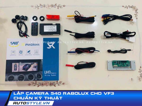 Lắp Camera 540 Rabolux Cho VF3 Chuẩn Kỹ Thuật Tại AutoStyle