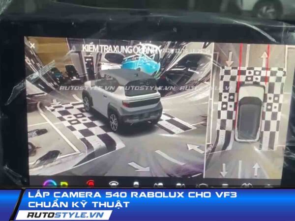 Lắp Camera 540 Rabolux Cho VF3 Chuẩn Kỹ Thuật Tại AutoStyle