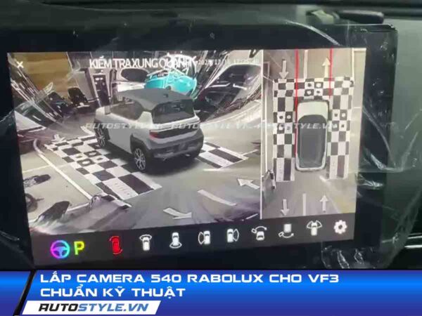 Lắp Camera 540 Rabolux Cho VF3 Chuẩn Kỹ Thuật Tại AutoStyle