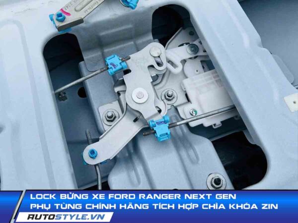 Lock bửng điện Ford Ranger Next-Gen Phụ Tùng Chính Hãng Tích Hợp Chìa Khóa Zin