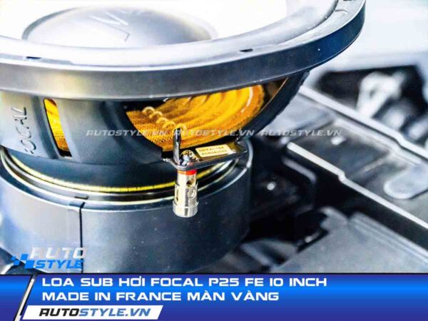 Loa Sub Hơi Focal P25 FE 10 Inch Made In France Màn Vàng