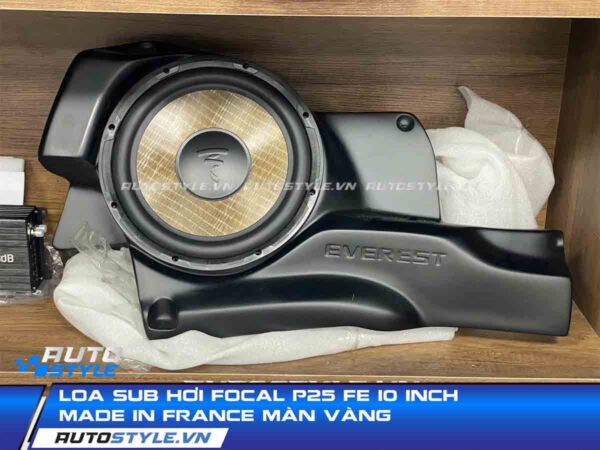 Loa Sub Hơi Focal P25 FE 10 Inch Made In France Màn Vàng