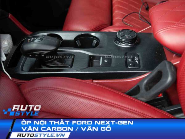 Ốp Nội Thất Ford Next-Gen Vân Carbon Vân Gỗ Bảo Vệ Vị Trí Thiết Yếu Nhất