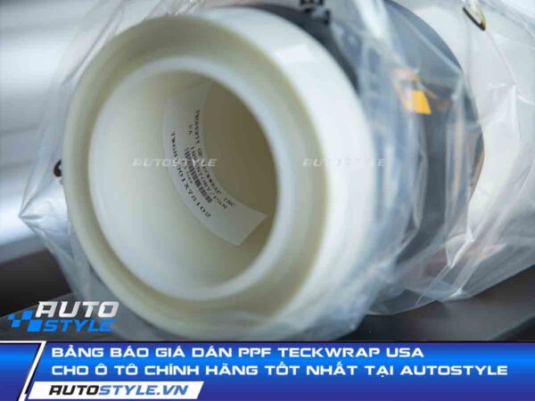 Bảng Báo Giá Dán PPF Teckwrap USA Cho Ô Tô Chính Hãng Tốt Nhất Tại AutoStyle