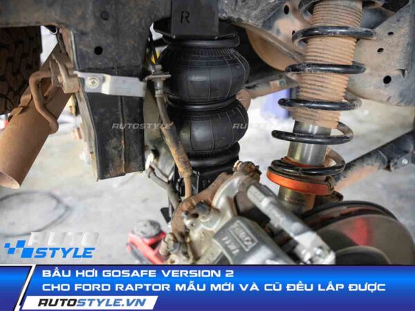 Bầu Hơi GoSafe Version 2 Cho Ford Raptor Mẫu Mới Và Cũ Đều Lắp Được