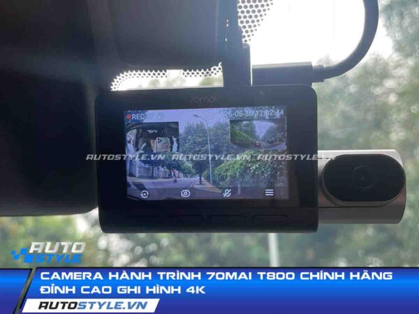 Camera Hành Trình 70Mai T800 Chính Hãng Đỉnh Cao Ghi Hình 4K