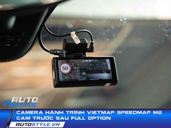 Camera Hành Trình VietMap SpeedMap M2 Cam Trước Sau Full Option