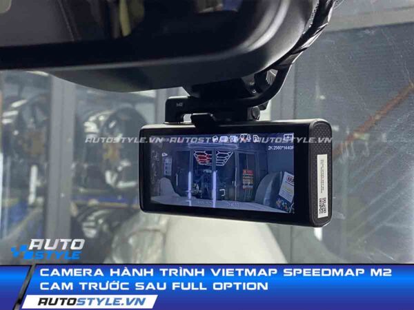 Camera Hành Trình VietMap SpeedMap M2 Cam Trước Sau Full Option