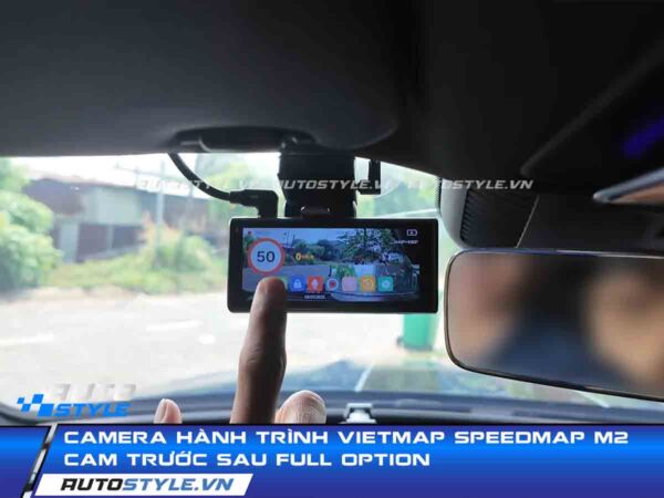 Camera Hành Trình VietMap SpeedMap M2 Cam Trước Sau Full Option