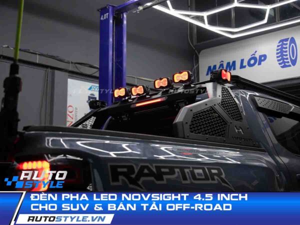Đèn Pha Led Novsight 4.5 inch Giải pháp Chiếu Sáng Chùm Rộng Cho SUV Và Bán Tải Off-Road