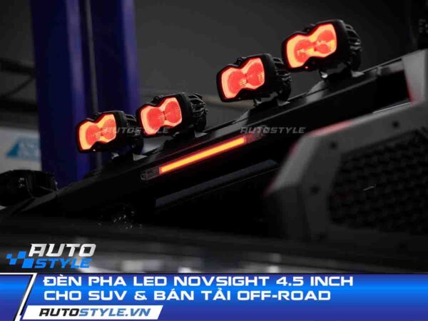 Đèn Pha Led Novsight 4.5 inch Giải pháp Chiếu Sáng Chùm Rộng Cho SUV Và Bán Tải Off-Road