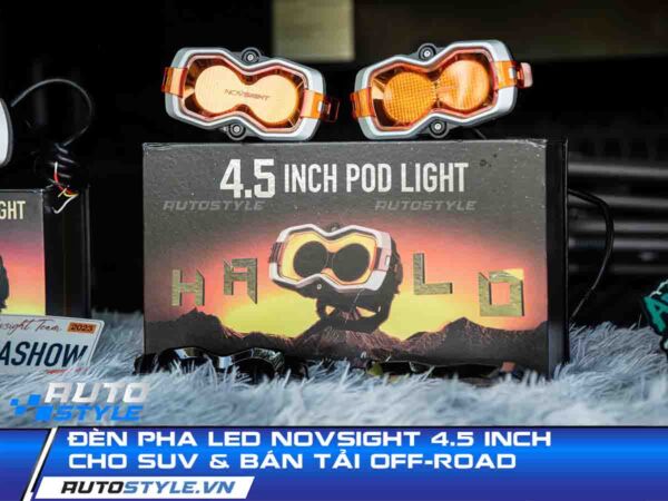 Đèn Pha Led Novsight 4.5 inch Giải pháp Chiếu Sáng Chùm Rộng Cho SUV Và Bán Tải Off-Road