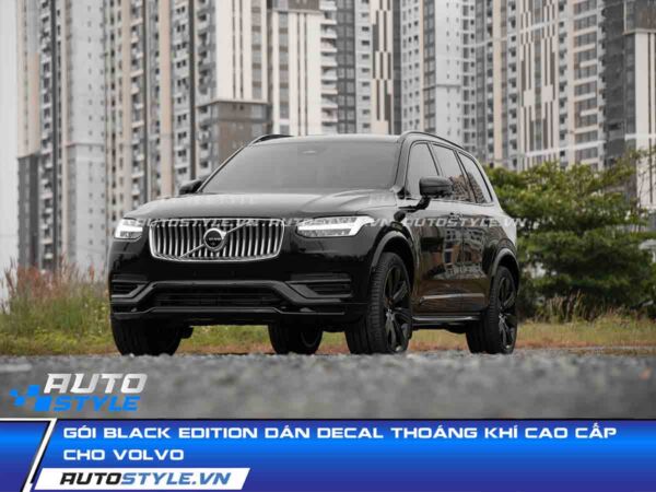 Gói Black Edition Dán Decal Thoáng Khí Cao Cấp Cho Volvo