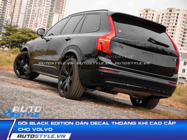 Gói Black Edition Dán Decal Thoáng Khí Cao Cấp Cho Volvo