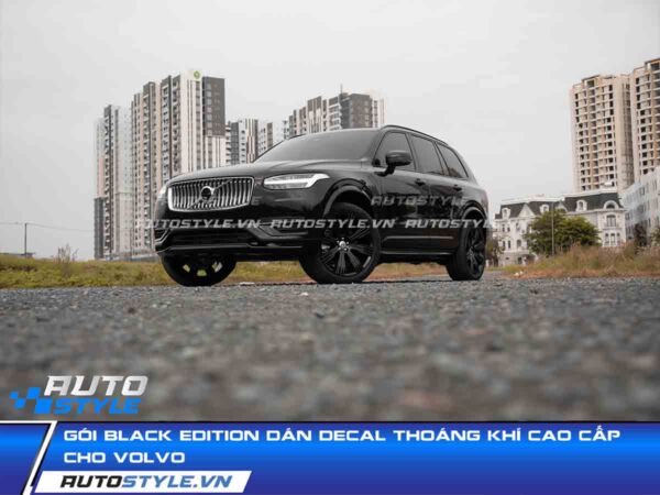 Gói Black Edition Dán Decal Thoáng Khí Cao Cấp Cho Volvo