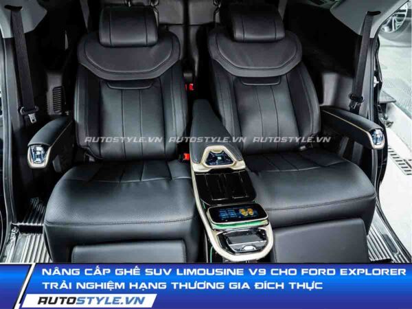 Nâng Cấp Ghế SUV Limousine V9 Cho Ford Explorer Trải Nghiệm Hạng Thương Gia Đích Thực