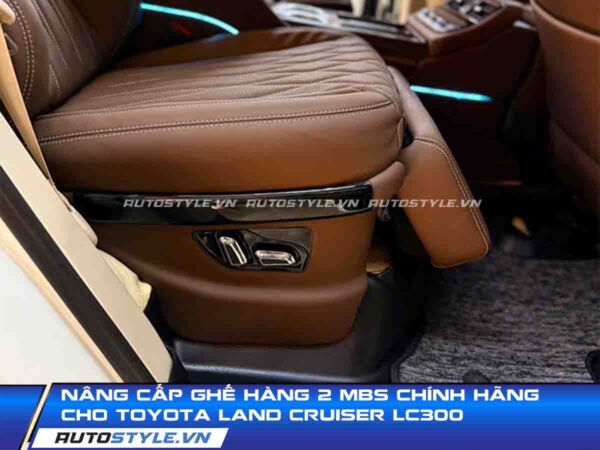 Nâng cấp ghế hàng 2 MBS chính hãng cho Toyota Land Cruiser LC300
