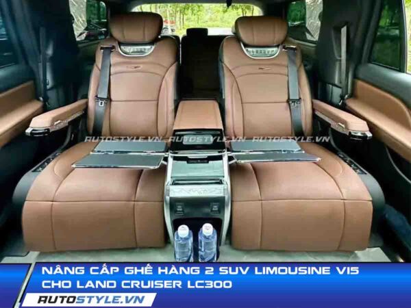 Nâng cấp ghế hàng 2 SUV Limousine V15 cho Land Cruiser LC300