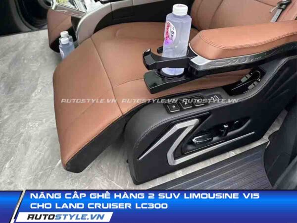 Nâng cấp ghế hàng 2 SUV Limousine V15 cho Land Cruiser LC300