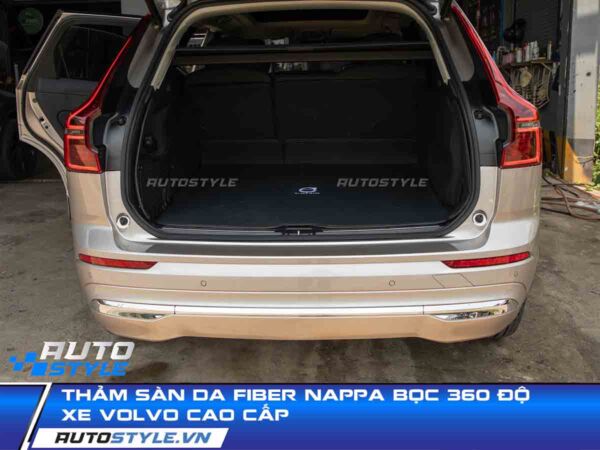Thảm sàn da Fiber Nappa bọc 360 độ xe Volvo cao cấp