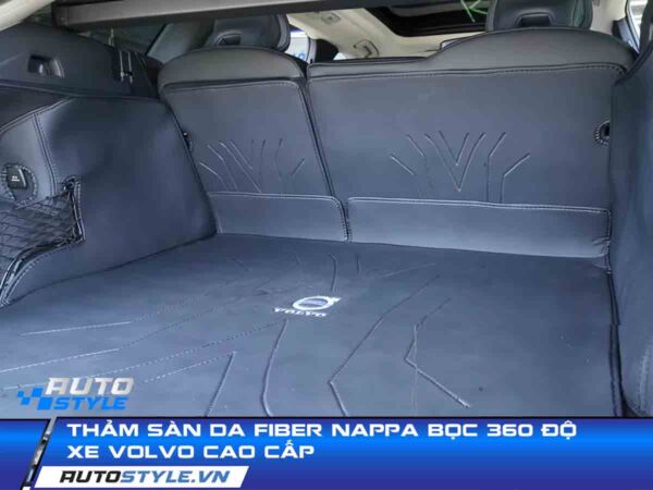 Thảm sàn da Fiber Nappa bọc 360 độ xe Volvo cao cấp