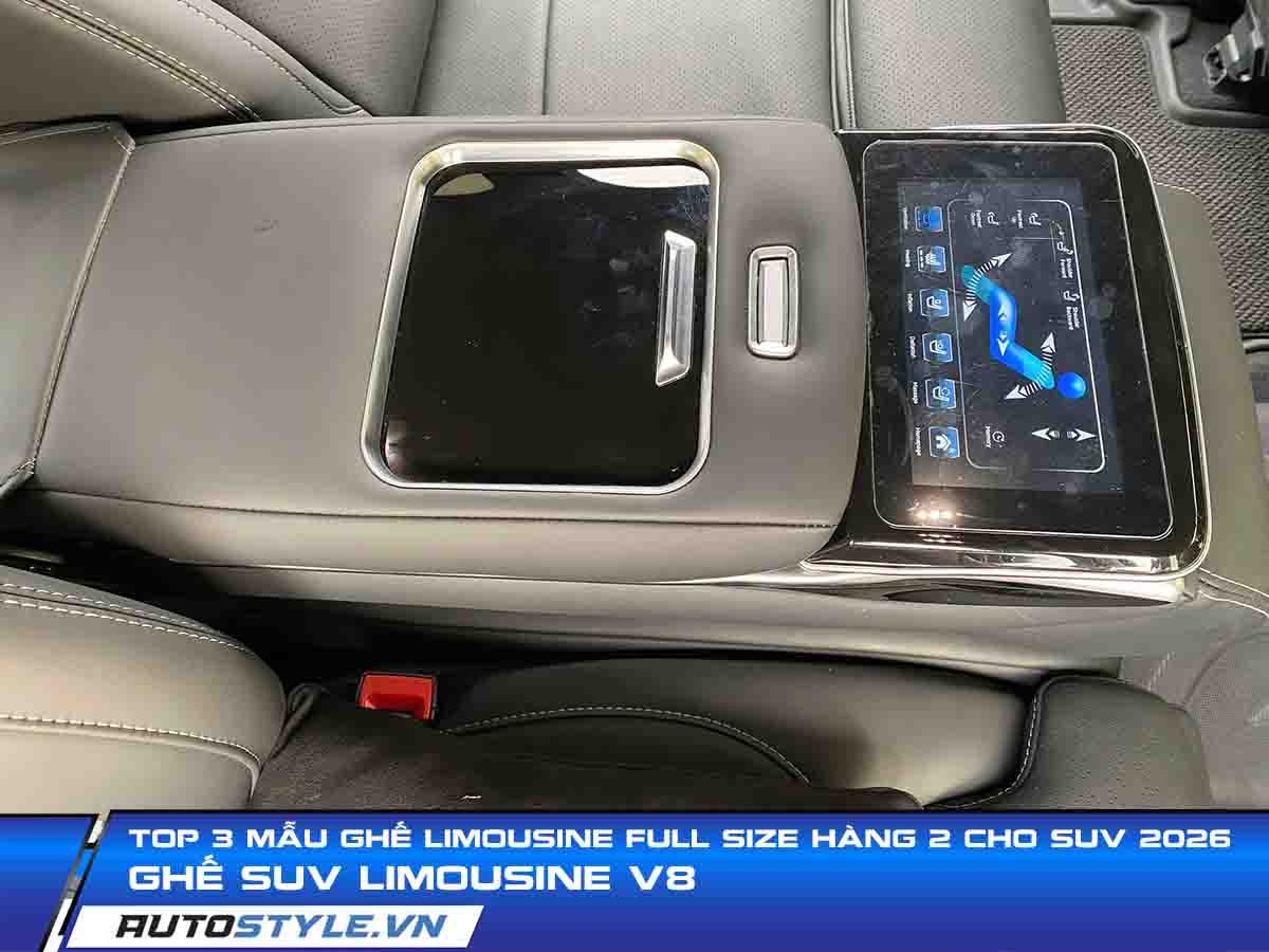 Top 3 Mẫu Ghế Limousine FULL SIZE Hàng 2 Cho SUV 2026