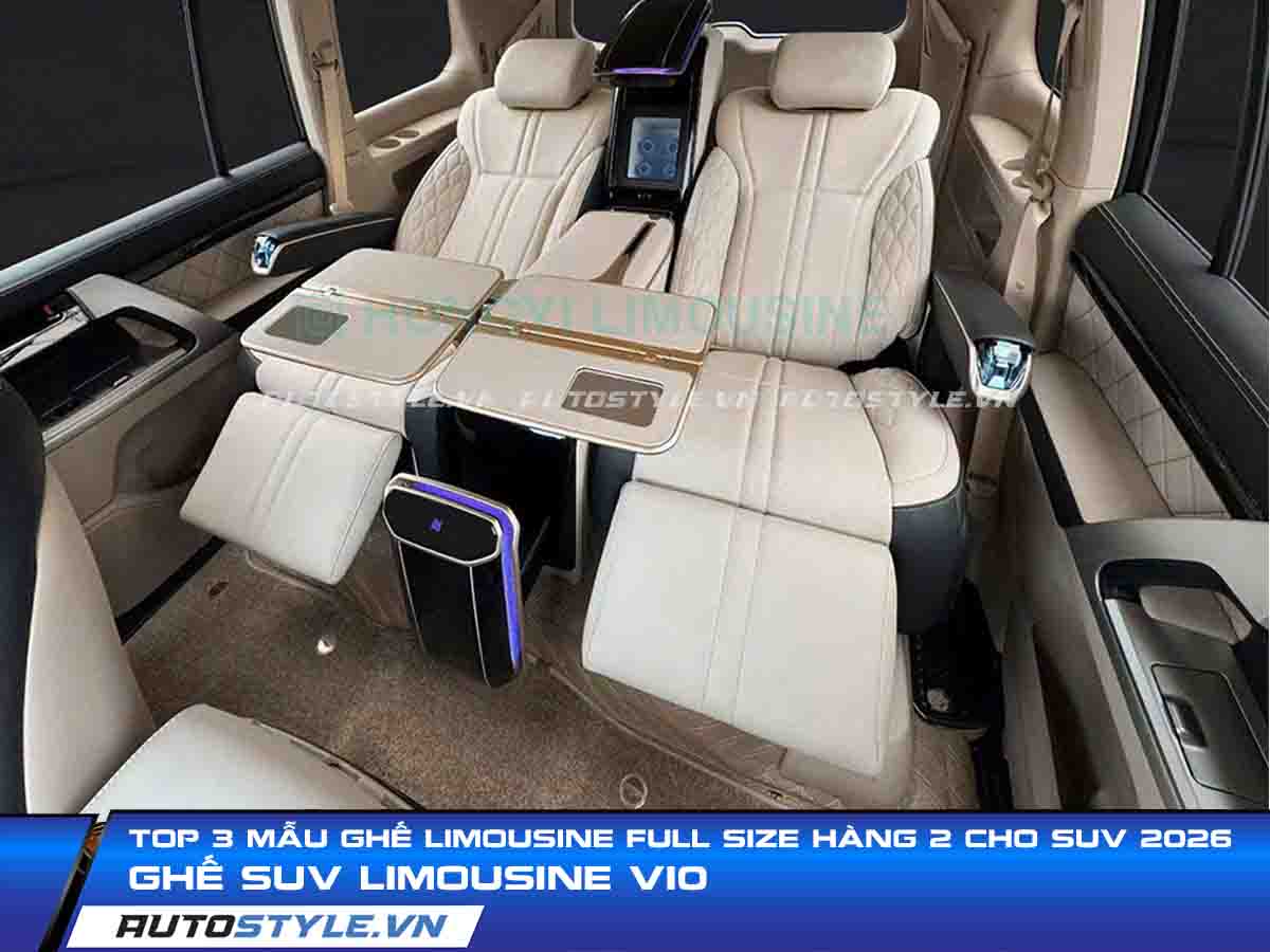 Top 3 Mẫu Ghế Limousine FULL SIZE Hàng 2 Cho SUV 2026