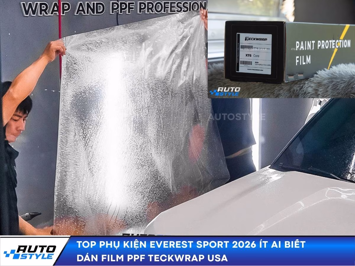 Top Phụ Kiện Everest Sport 2026 Ít Ai Biết Các Món Này Không Thể Thiếu Khi Mới Mua Xe