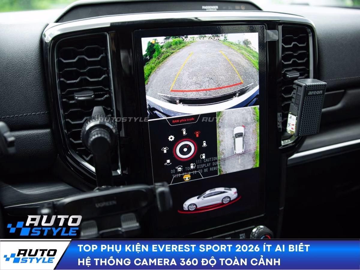 Top Phụ Kiện Everest Sport 2026 Ít Ai Biết Các Món Này Không Thể Thiếu Khi Mới Mua Xe