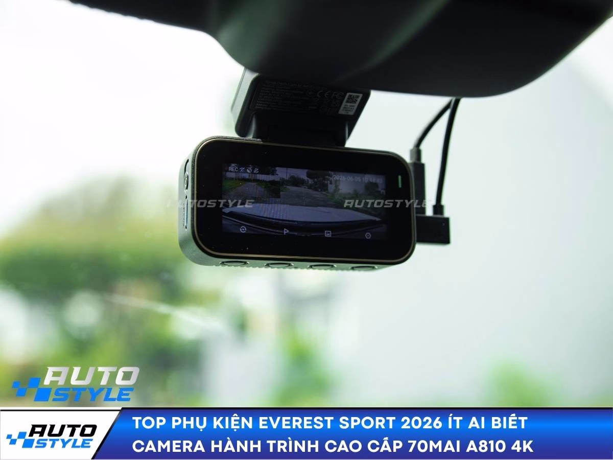Top Phụ Kiện Everest Sport 2026 Ít Ai Biết Các Món Này Không Thể Thiếu Khi Mới Mua Xe