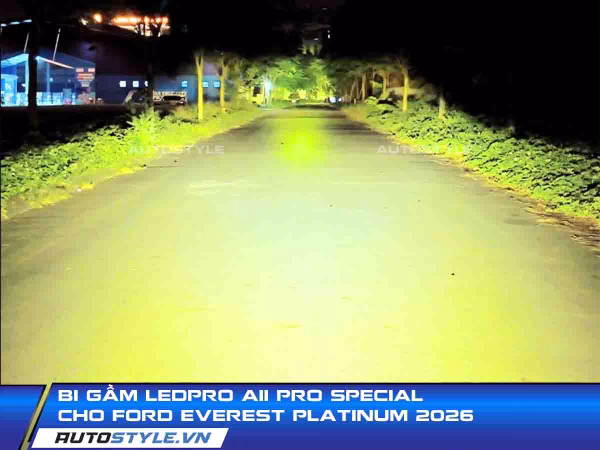 Bi gầm LedPro A11 Pro Special Cho Ford Everest Platinum 2026