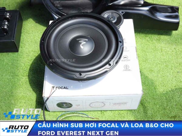 Cấu hình Sub hơi Focal và loa B&O cho Ford Everest Next Gen