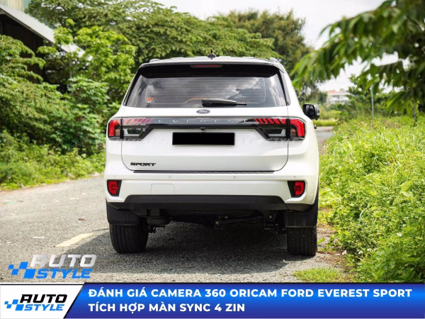 Camera 360 OriCam Ford Everest Sport Tích Hợp Màn SYNC 4 Zin